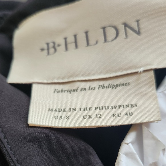 BHLDN Serephina Crepe Maxi Dress - Black - Size 8 - NWOT - Picture 6 of 6